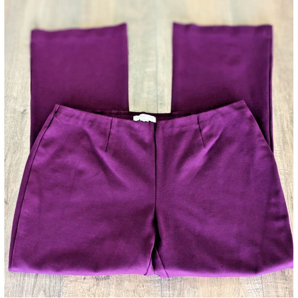 Coldwater Creek Classic Pants in Deep Plum Purple